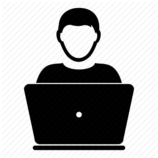 Computer Person Icon