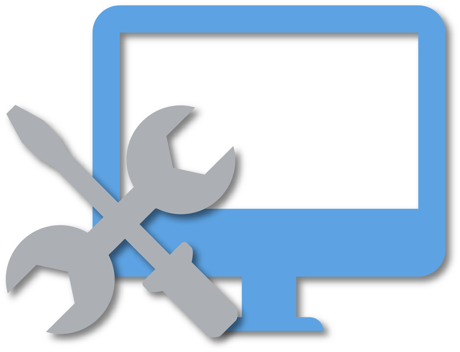 Computer Tech Support Icon Computer Tech Support Icon