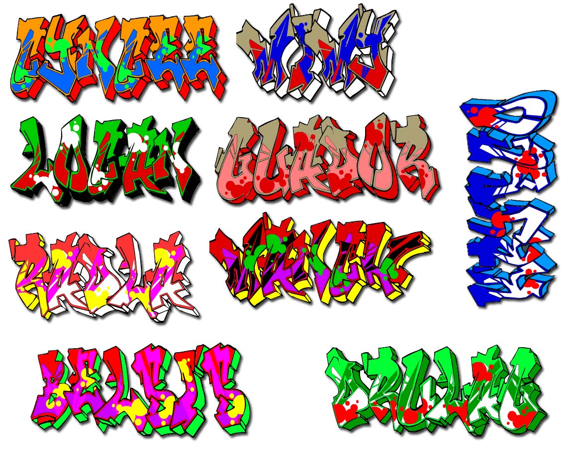 14 Graffiti Font Names Images