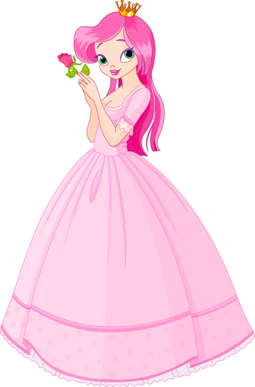 Cute Cartoon Princess