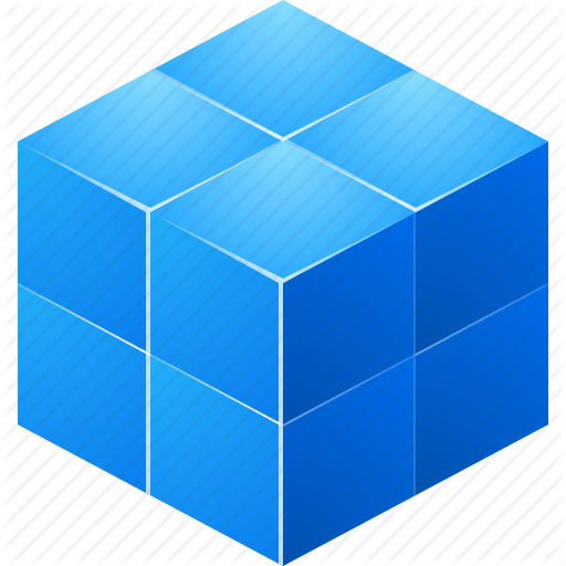 10 Blue Cube Icon.png Images