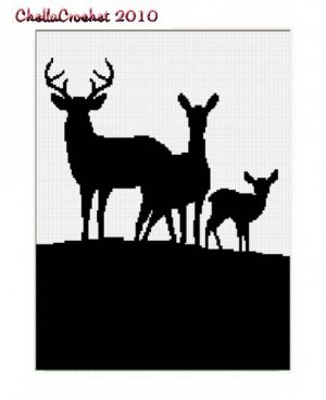 Deer Silhouette Patterns