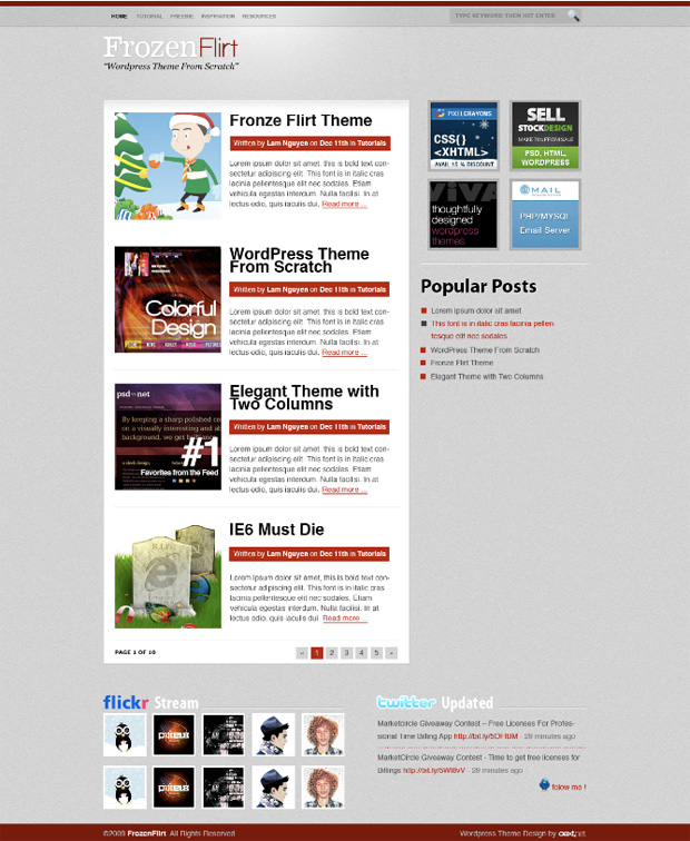 Design WordPress Theme From Scratch