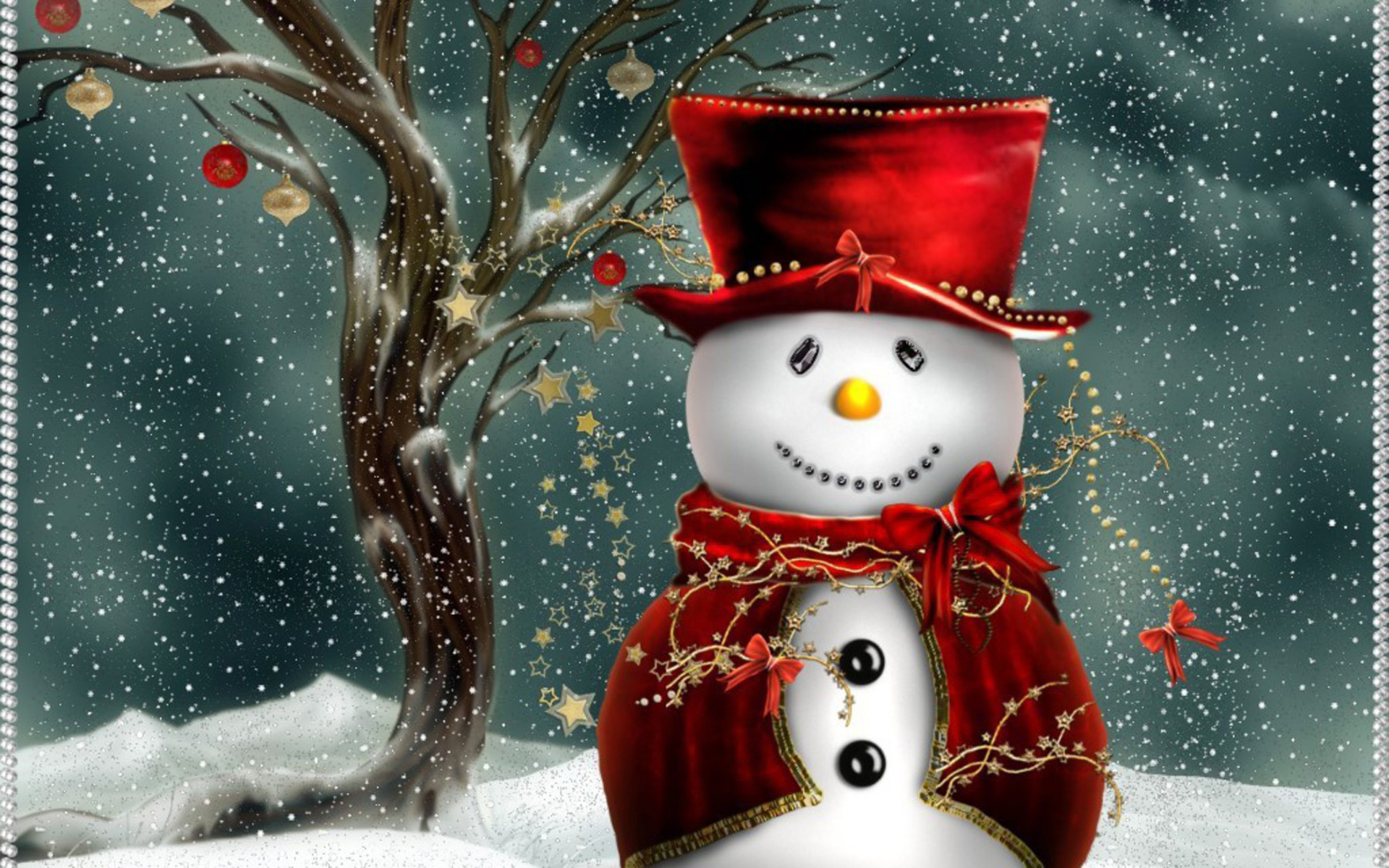 Desktop Christmas Snowman