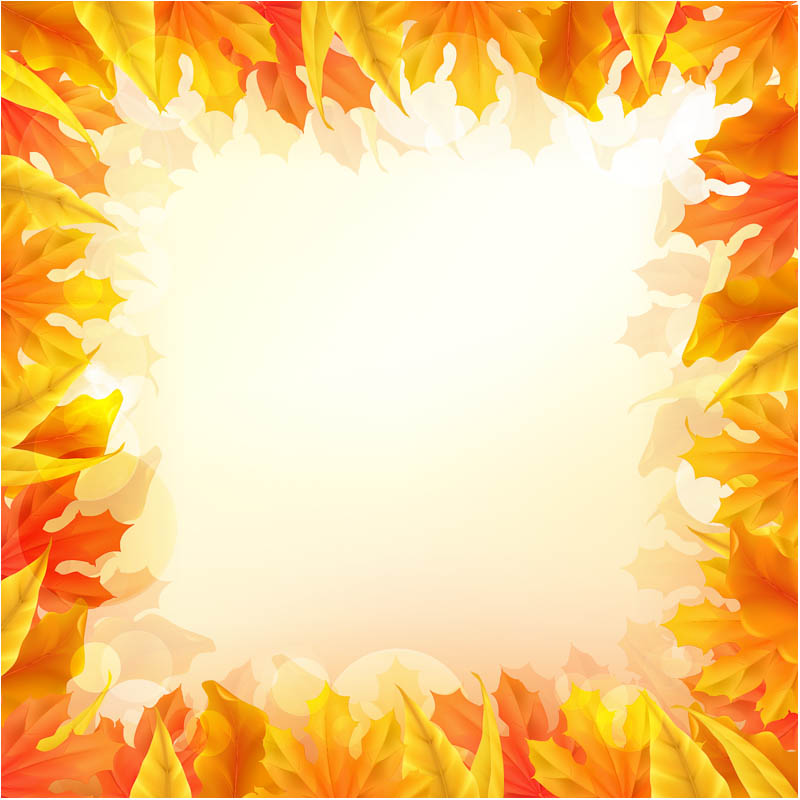 Fall Leaves Background Clip Art