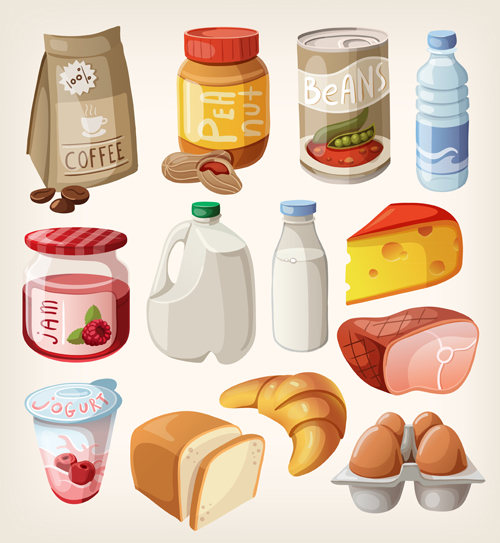 Fast Food Vector Icons Fast Food Vector Icons