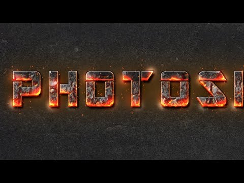 Fire Text Effect Photoshop