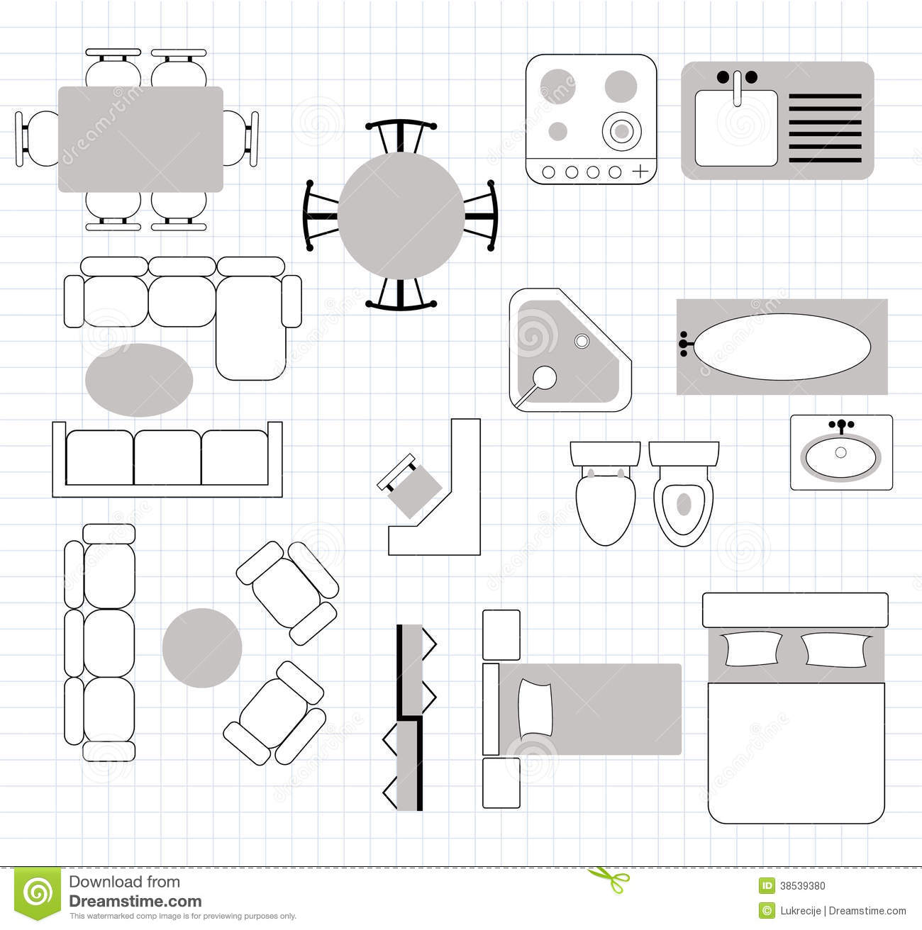 Floor Plan with Furniture