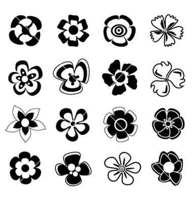 Flower Icon Vector Free