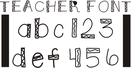 Fonts with the Letters On Lines Fonts with the Letters On Lines