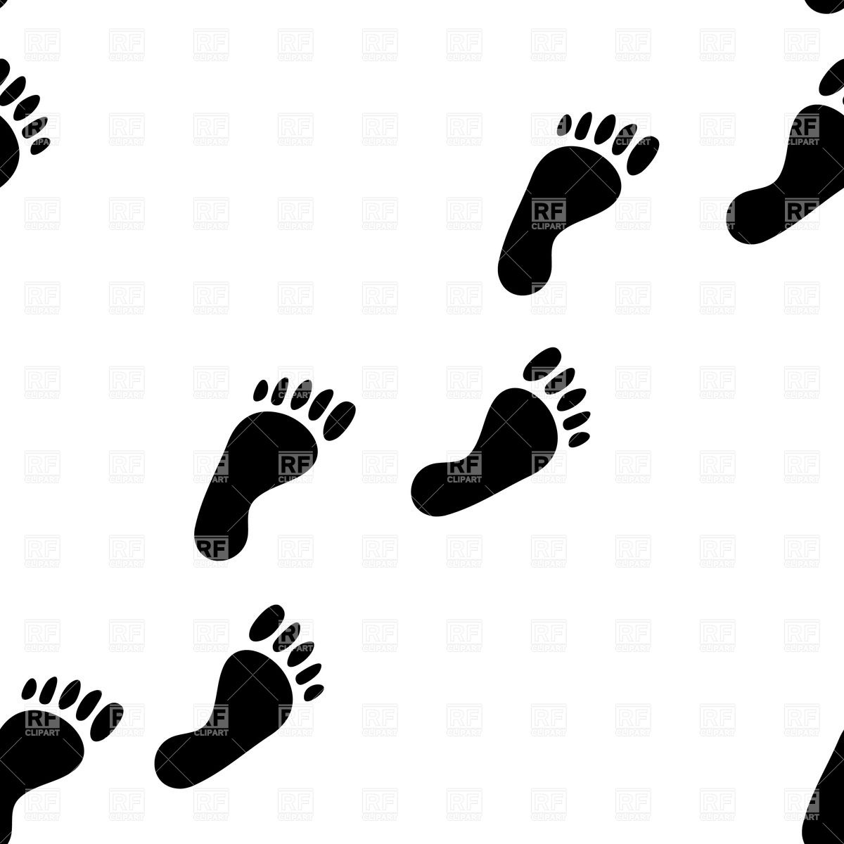 Footprint Vector Art Free