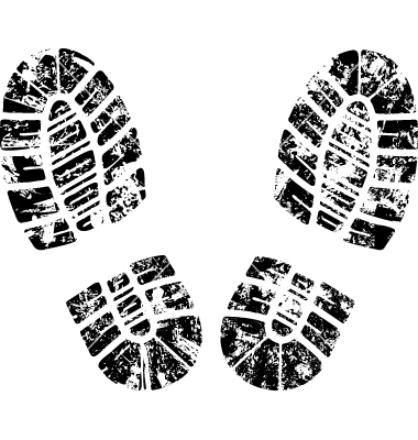 Footprint Vector Art