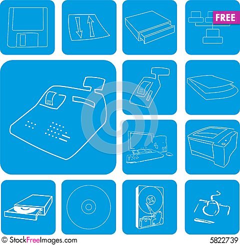 Free Computer Icon Set