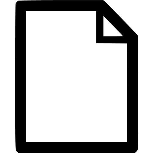 Free File Icon Black and White