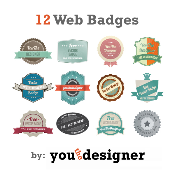 Free Vector Badges