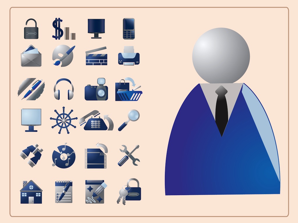 Free Vector Graphic Icons Business Free Vector Graphic Icons Business