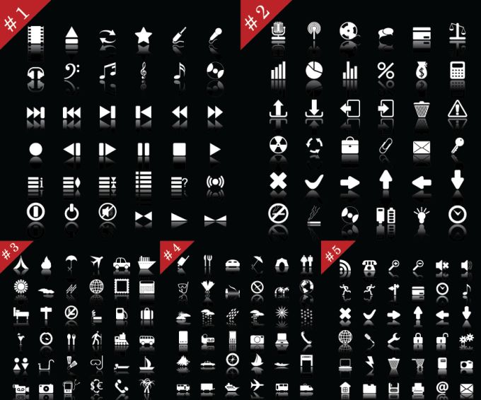 Free Vector Icons White