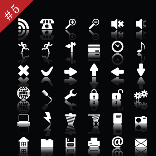 Free Vector Icons White