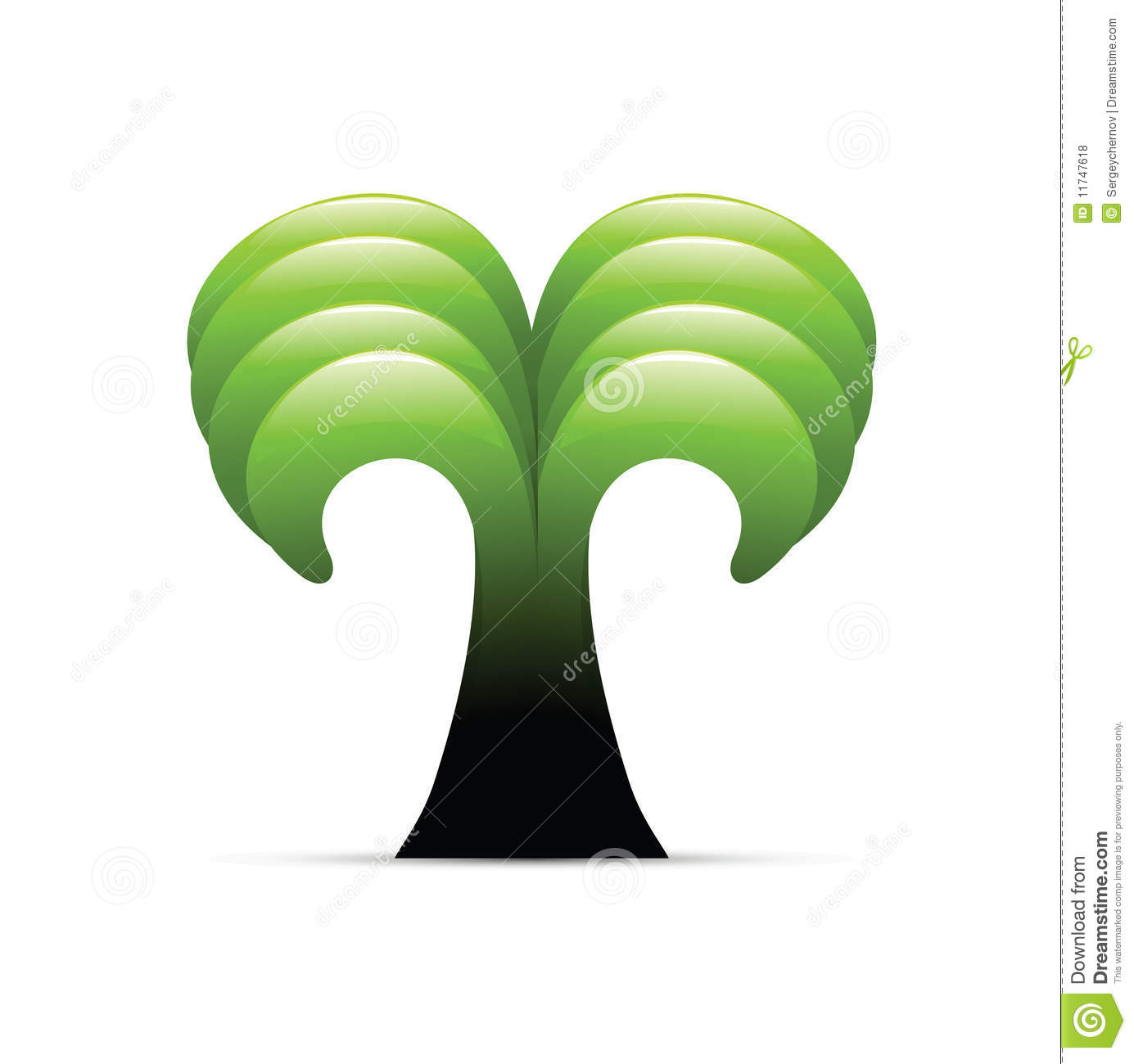 Green Palm Symbol
