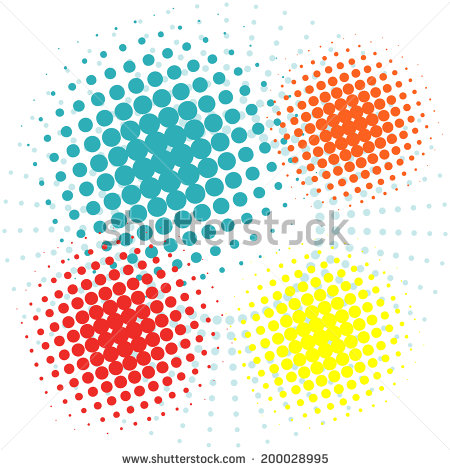 Half Tone Vector Circle S