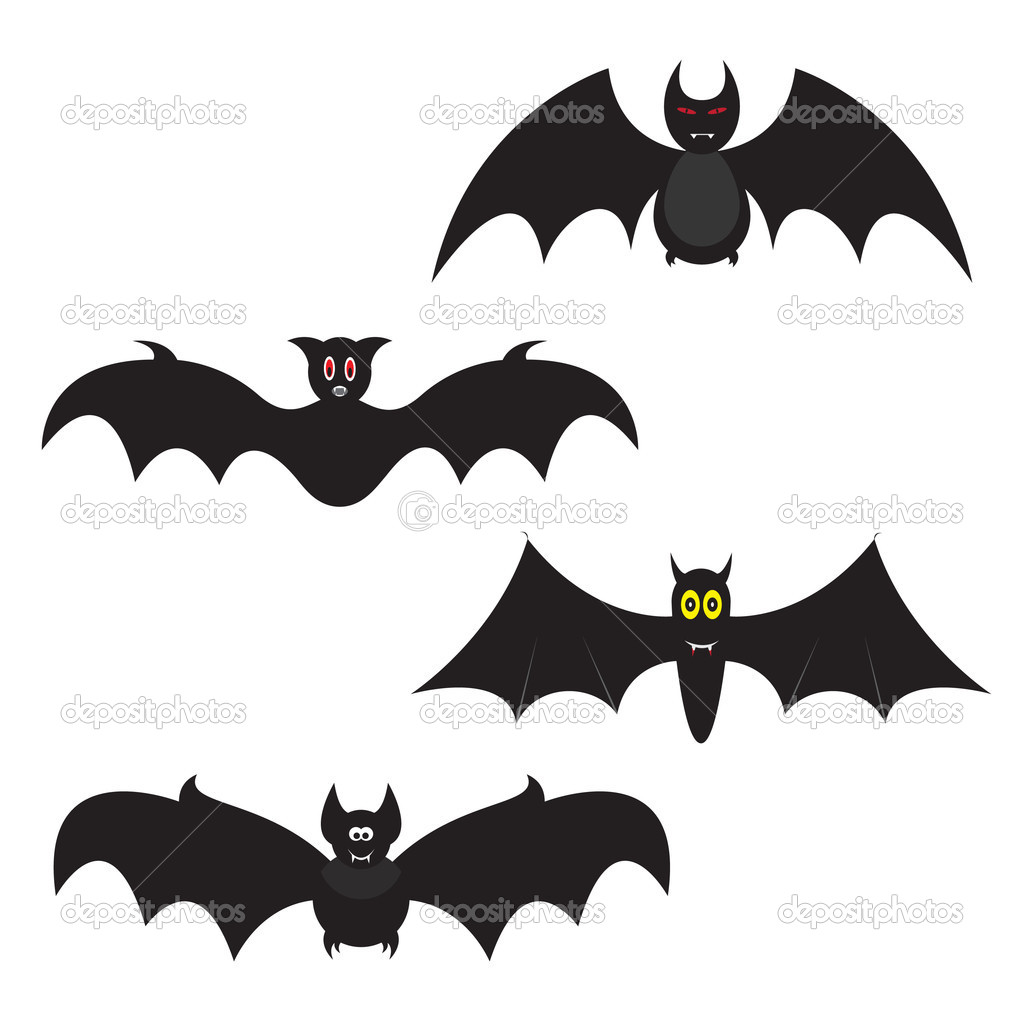 Halloween Bats Clip Art