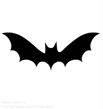Halloween Black Bat Vector