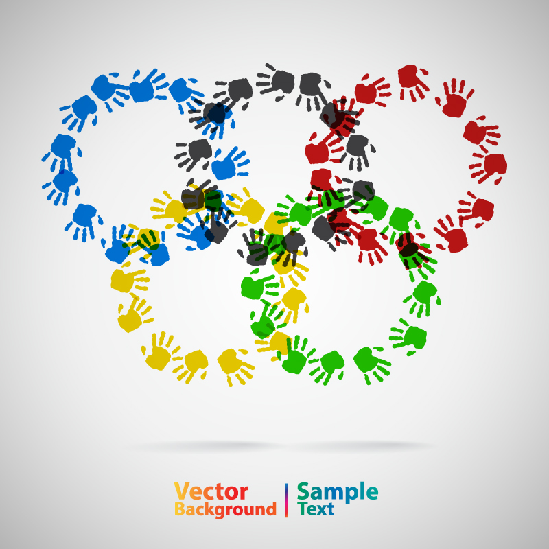 Hand Print Vector Free