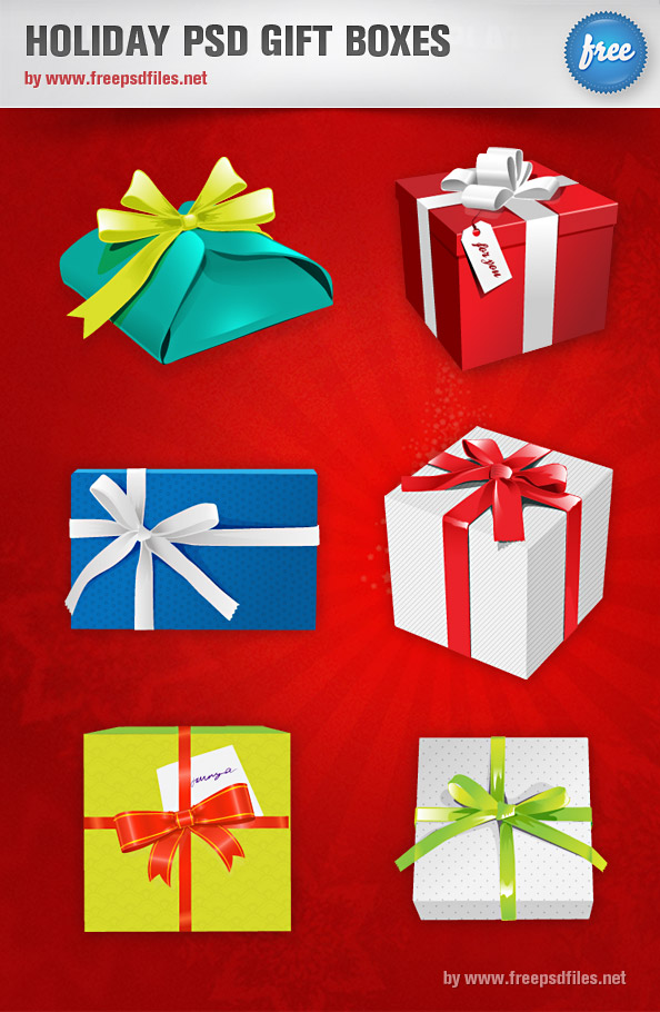 Holiday Gift Boxes Christmas