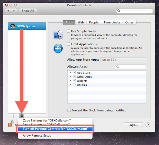 How to Turn Off Parental Controls Mac