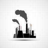 Industrial Plant Icon Vector