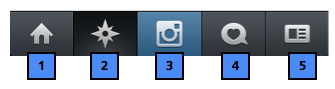 Instagram Home Icon Symbols