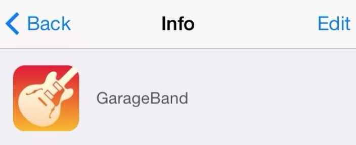 iOS 7 GarageBand Icon