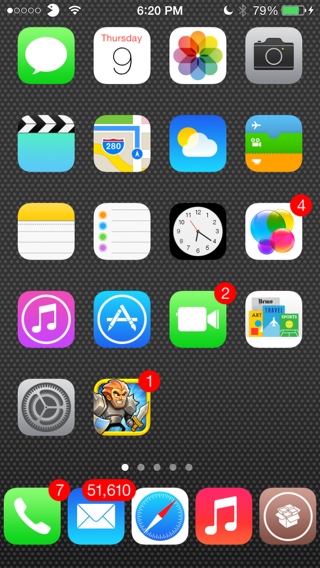 iPhone 5S Icons