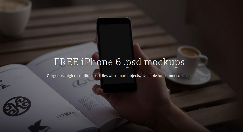 iPhone 6 Hand Mockup PSD iPhone 6 Hand Mockup PSD