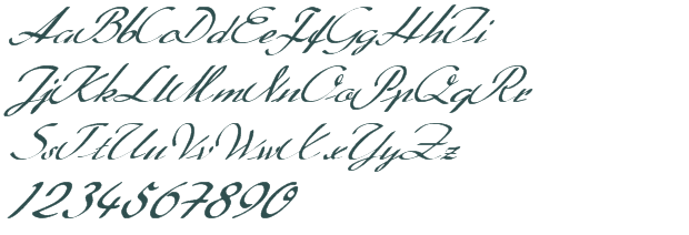 Italic Script Font Tattoo