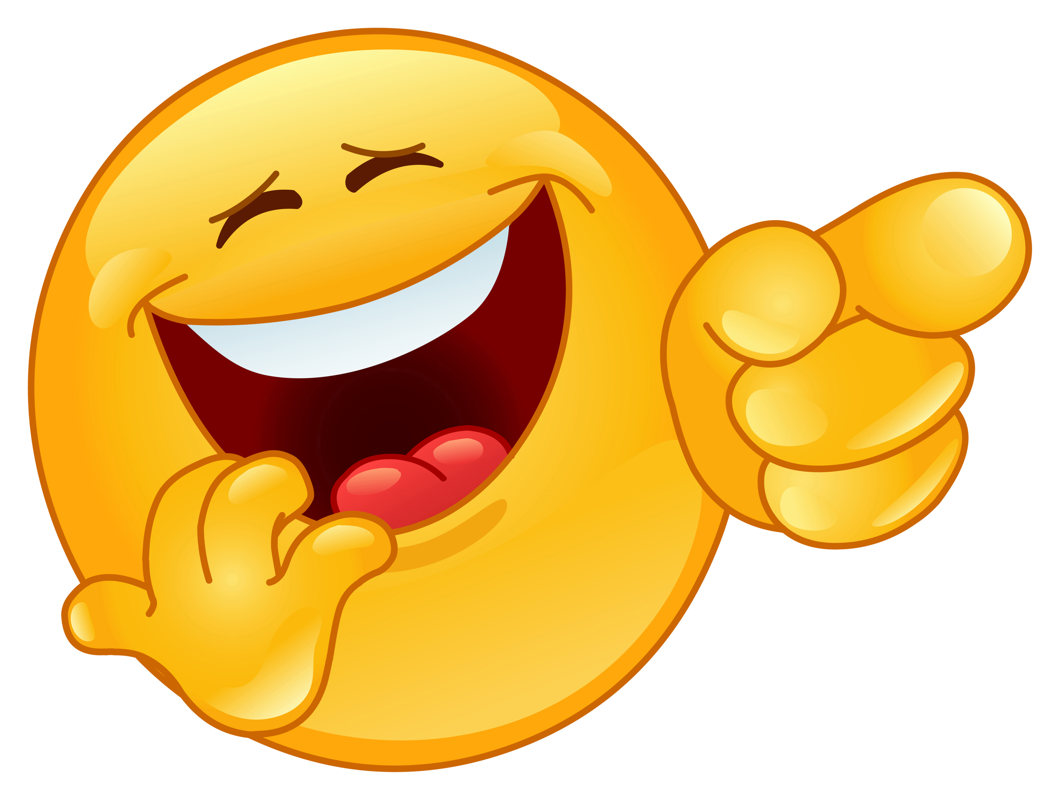 9 Funny Laughing Emoticons Images