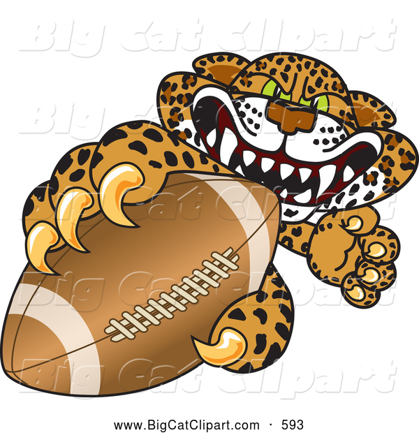 Leopard Cartoon Character Clip Art