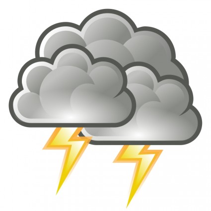 Lightning Storm Clip Art