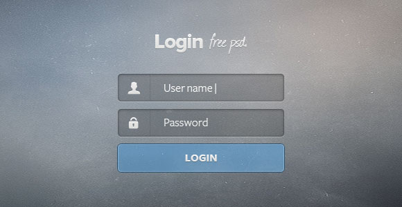 Login-Form PSD