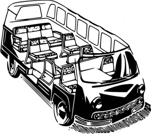 Minivan Clip Art Free