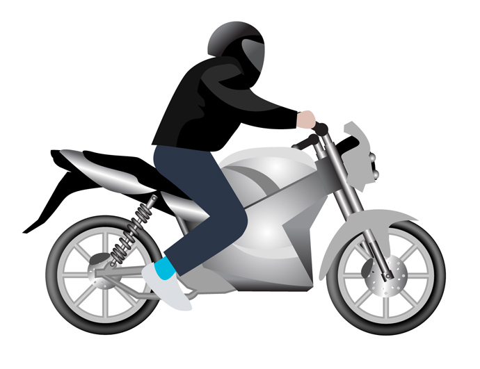 Motorcycle Rider Vector