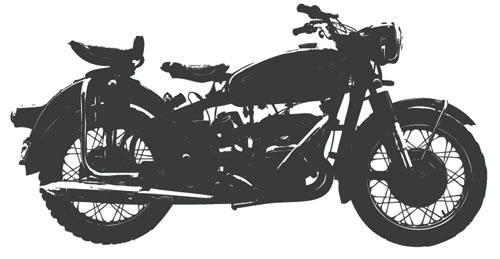 Motorcycle Silhouette Clip Art Free