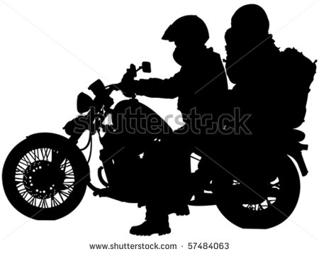 Motorcycle Silhouette Clip Art