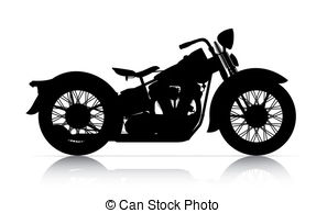 Motorcycle Silhouette Clip Art