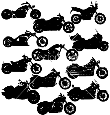 Motorcycle Silhouette Vector