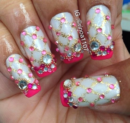 Nail Art Designs with Bling