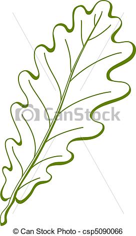 Oak Leaf Vector Clip Art