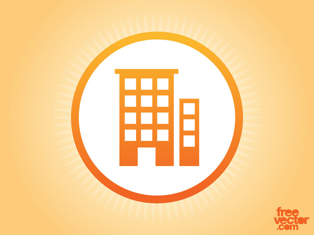 Office Building Icon Vector Free