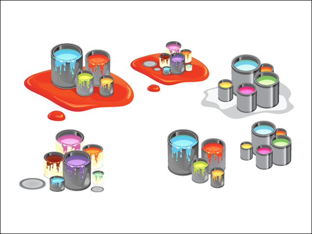 Paint Can Vector Paint Can Vector