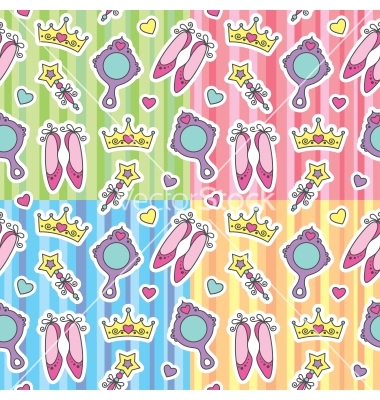 Princess Vector Pattern